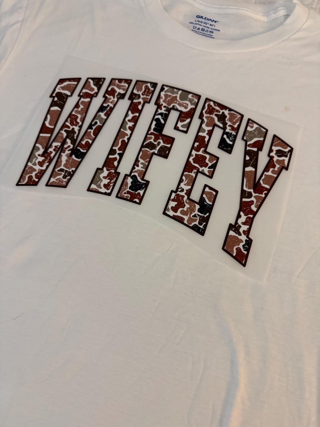 Wifey Cow Print T-Shirt | Western Bride Gift