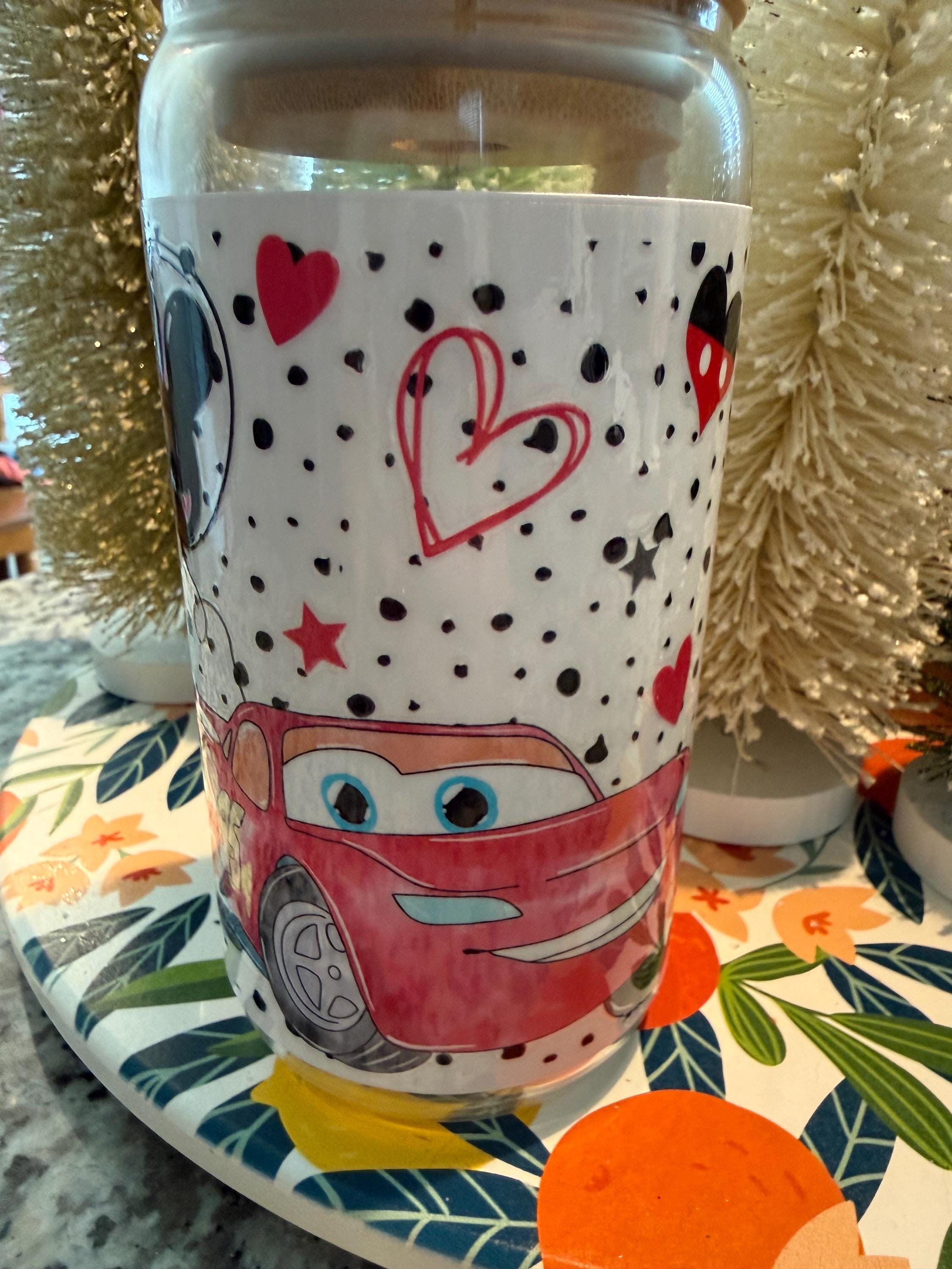 Lightening McQueen Valentines Tumbler