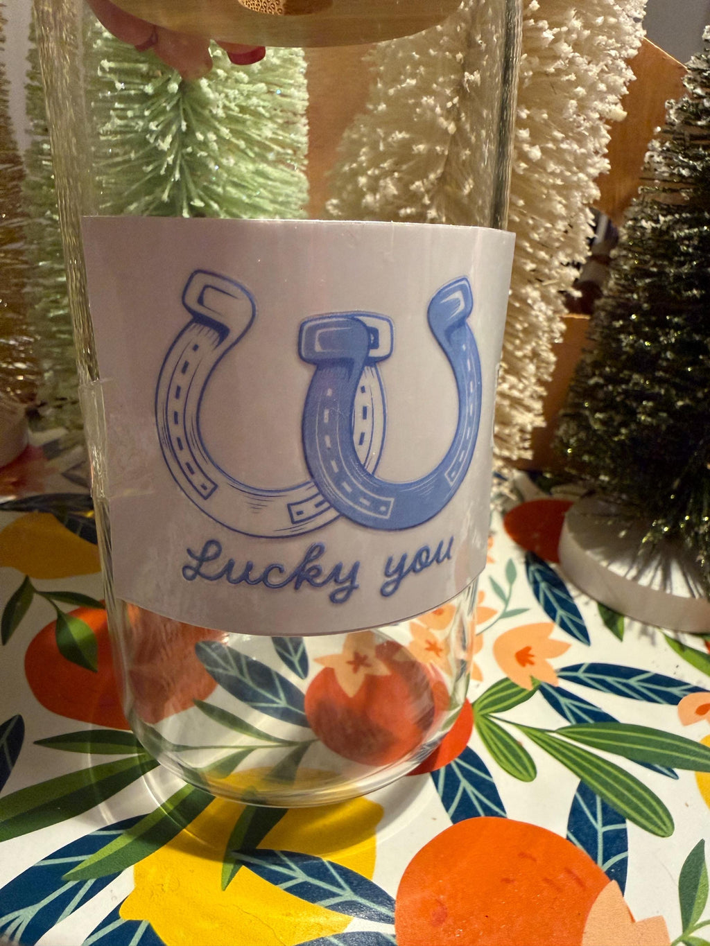 Lucky You Horseshoe Tumbler