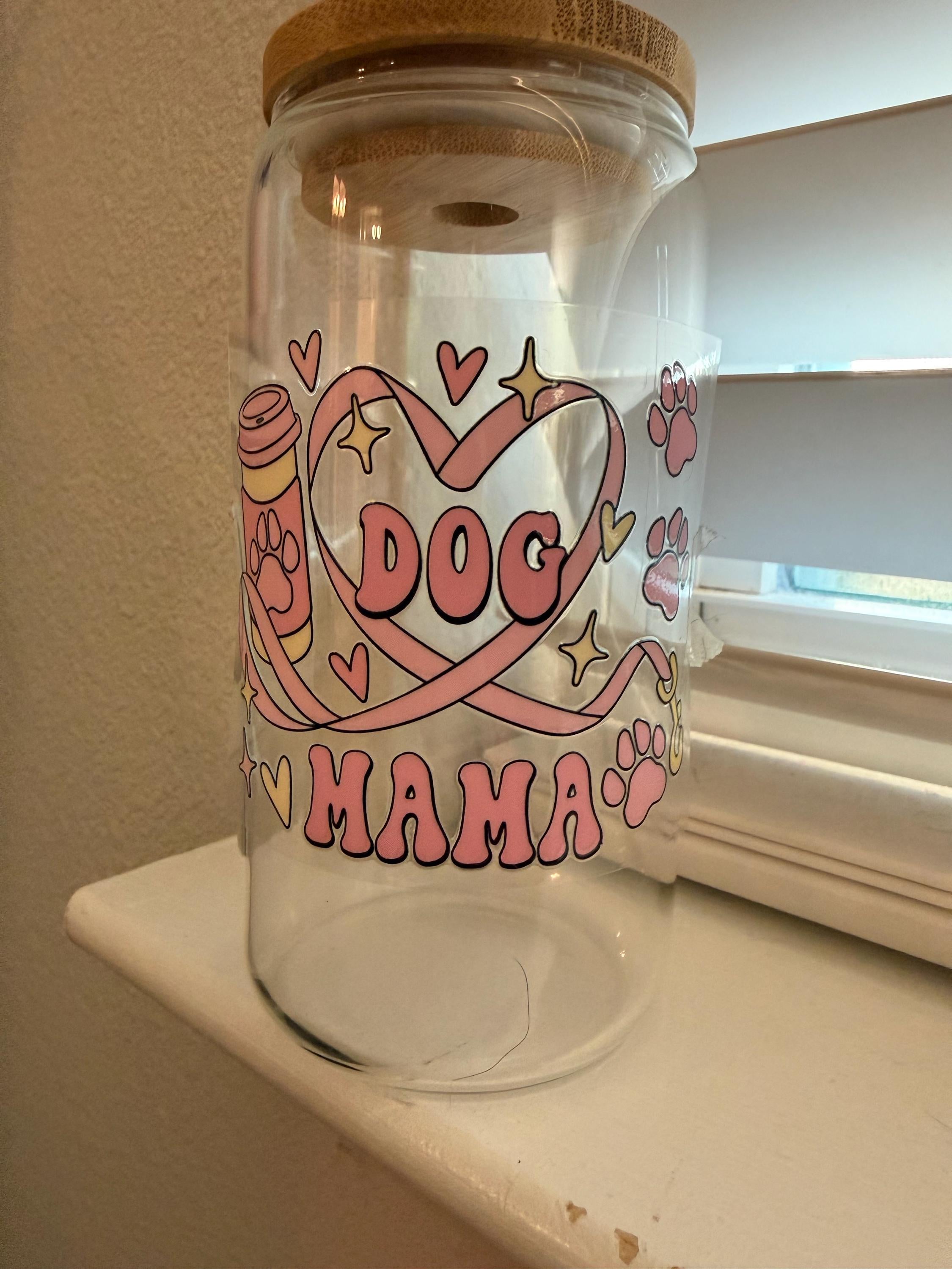 Dog Mama Pink Tumbler