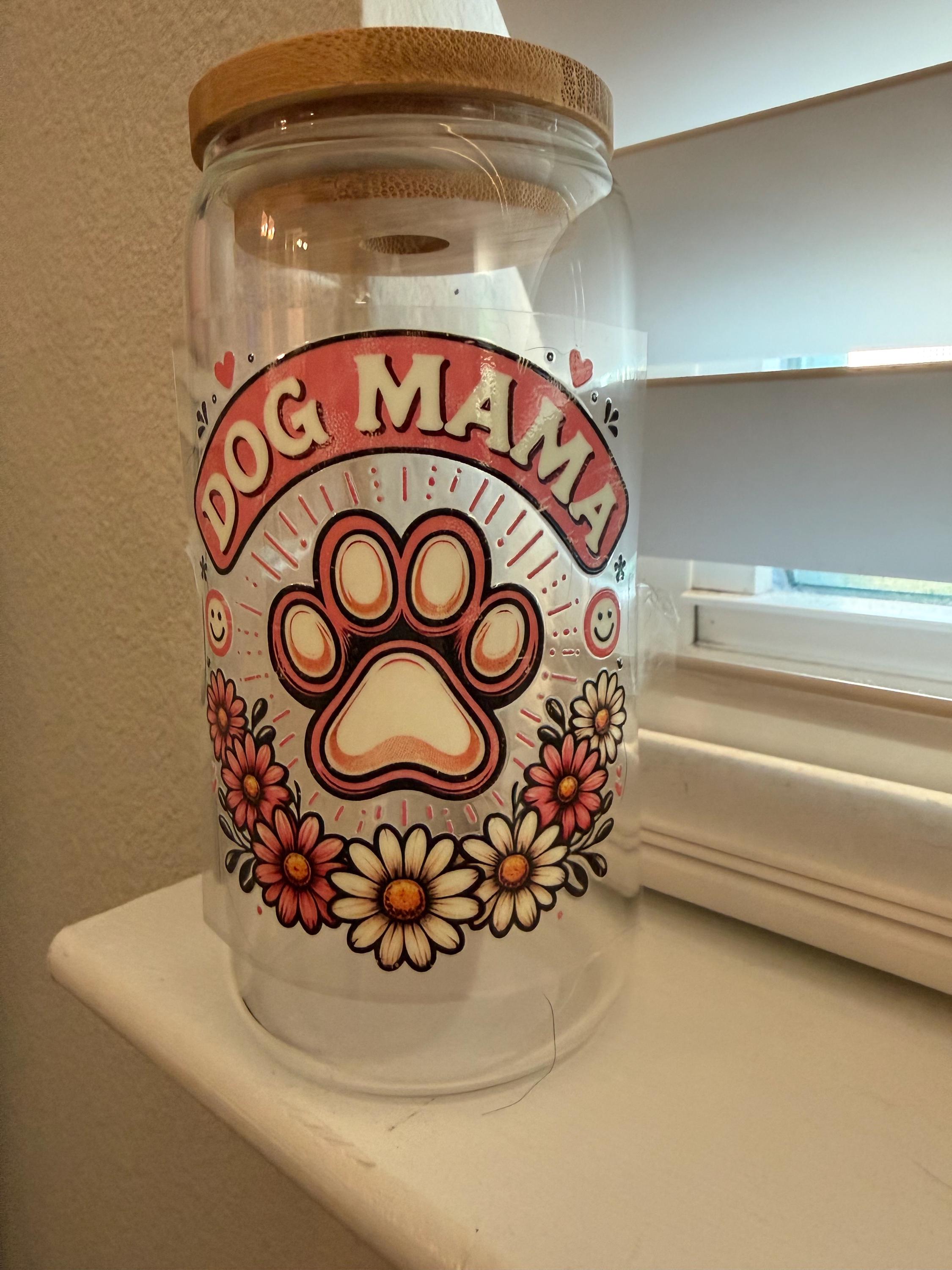 Dog Mama Floral Tumbler