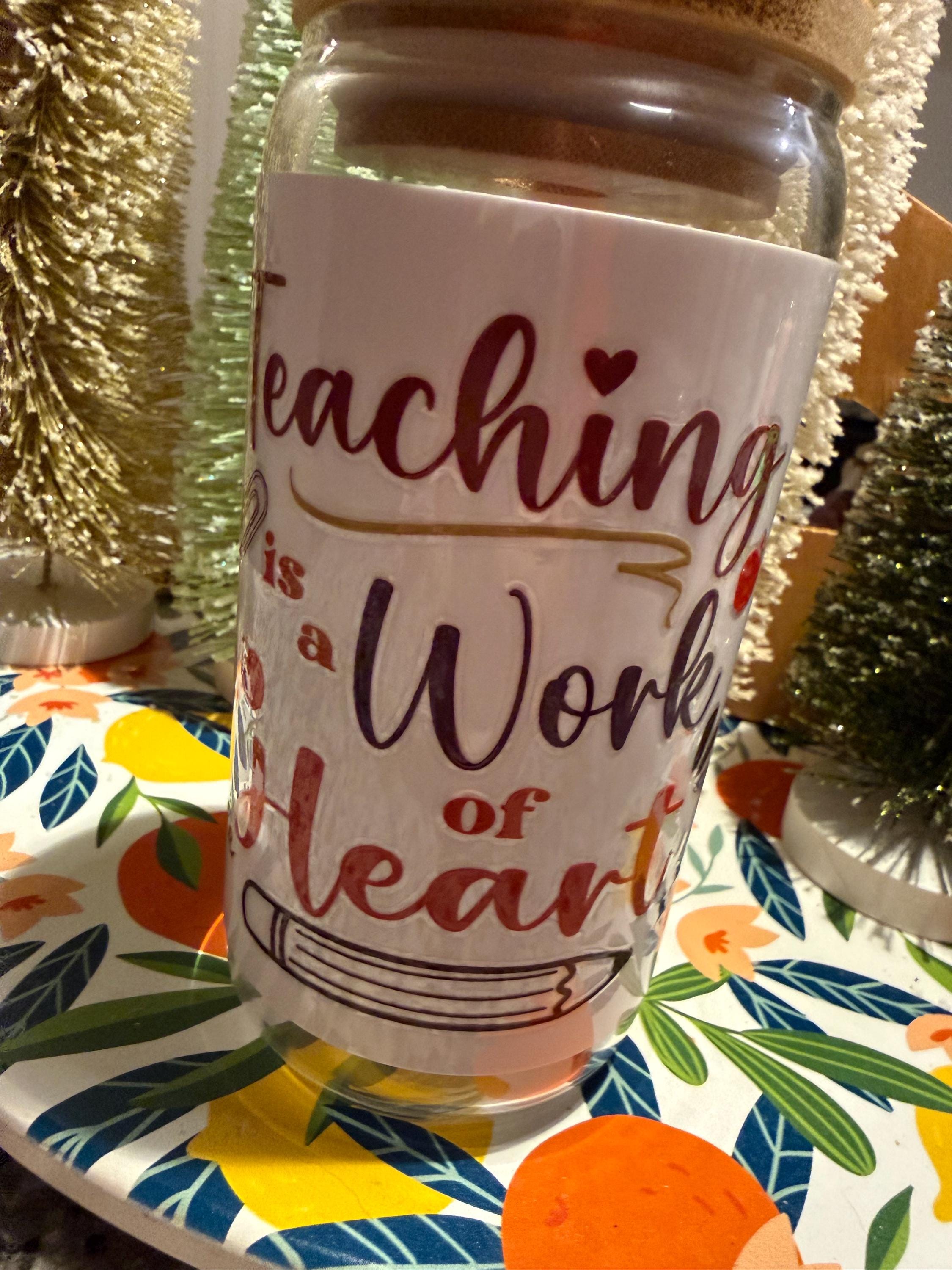 Teaching is a work of heart Tumbler