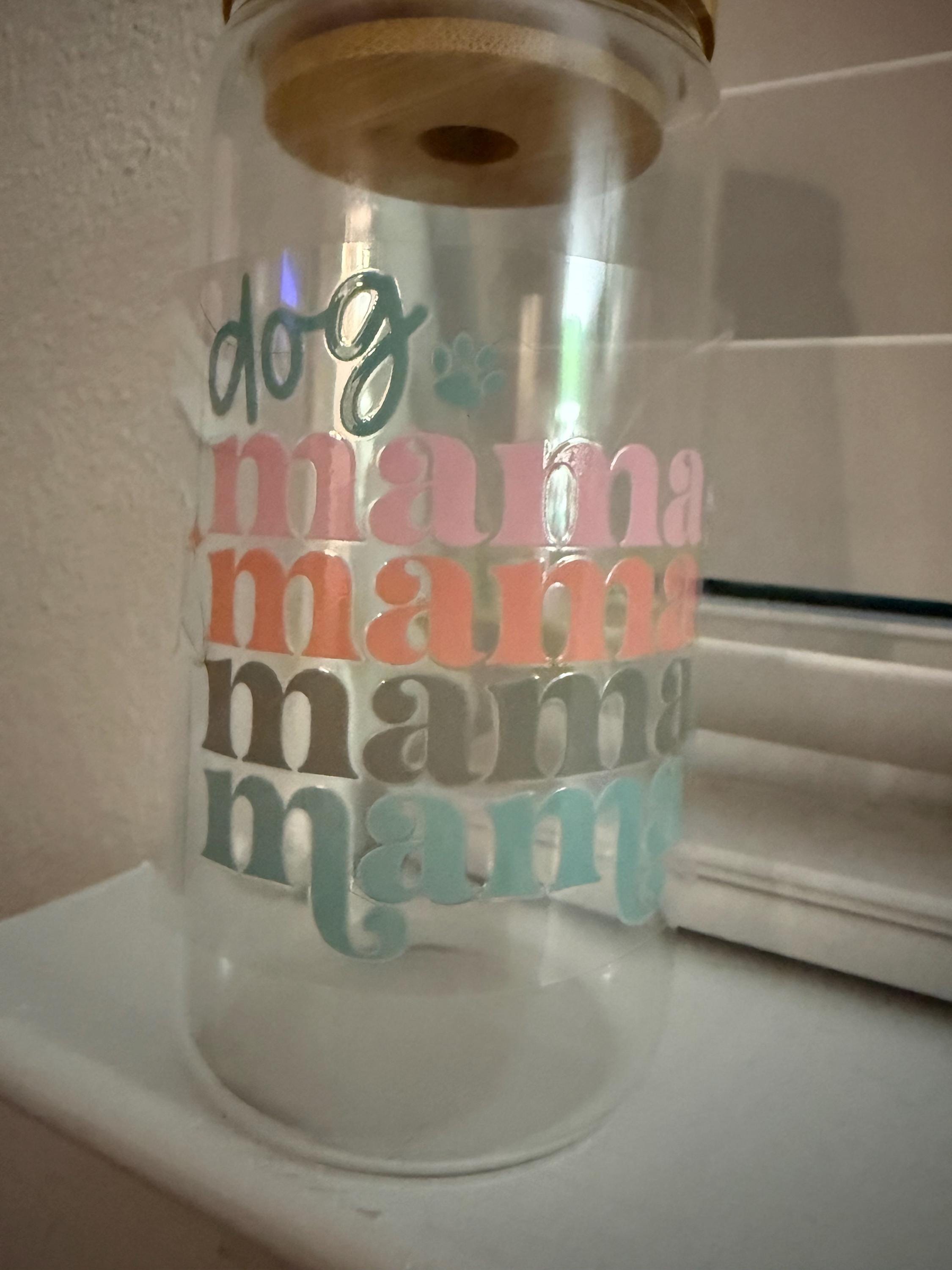 Neutral Dog Mama Tumbler