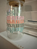 Neutral Dog Mama Tumbler