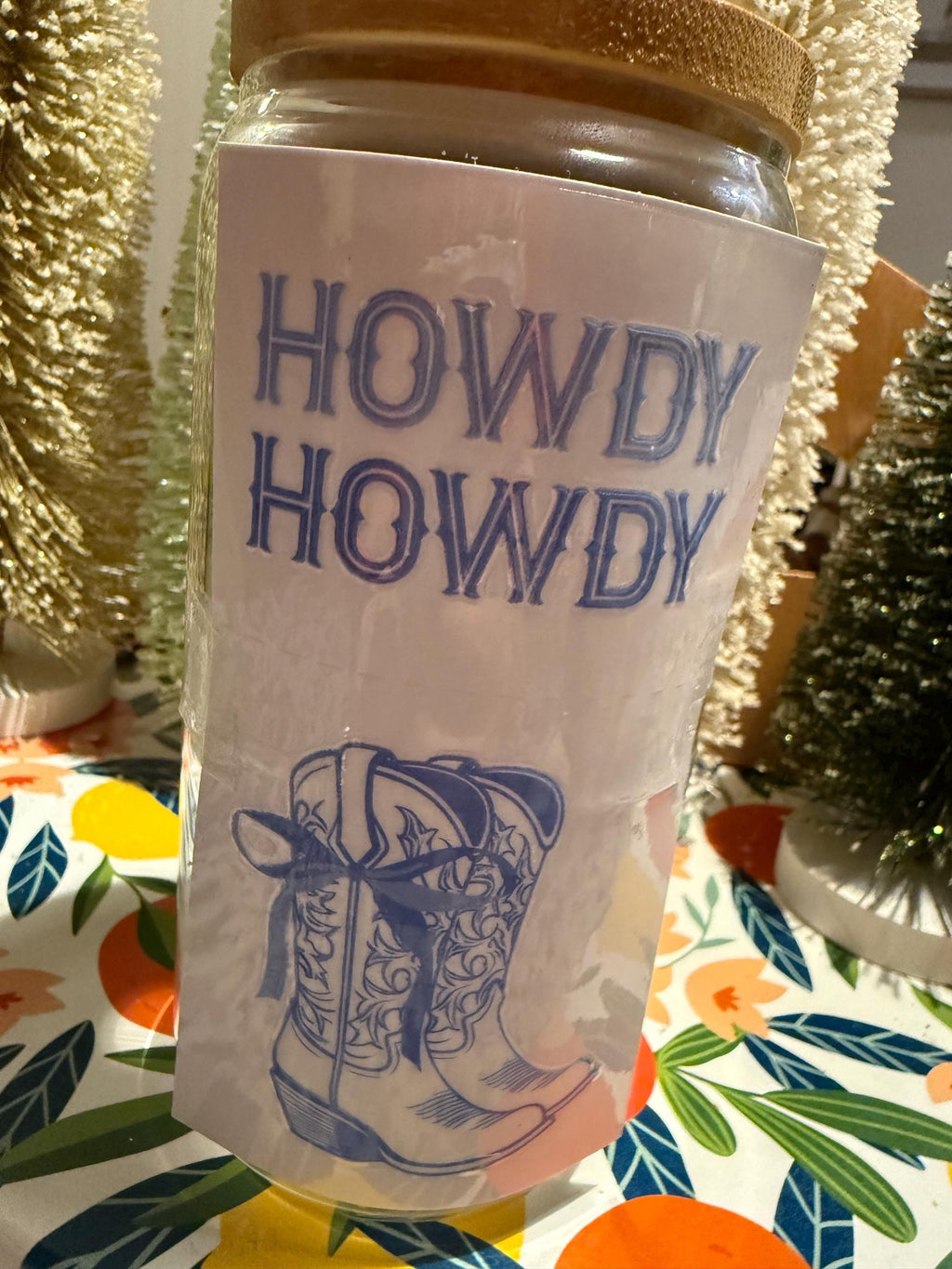 Howdy Cowgirl Boot 16oz. Tumbler