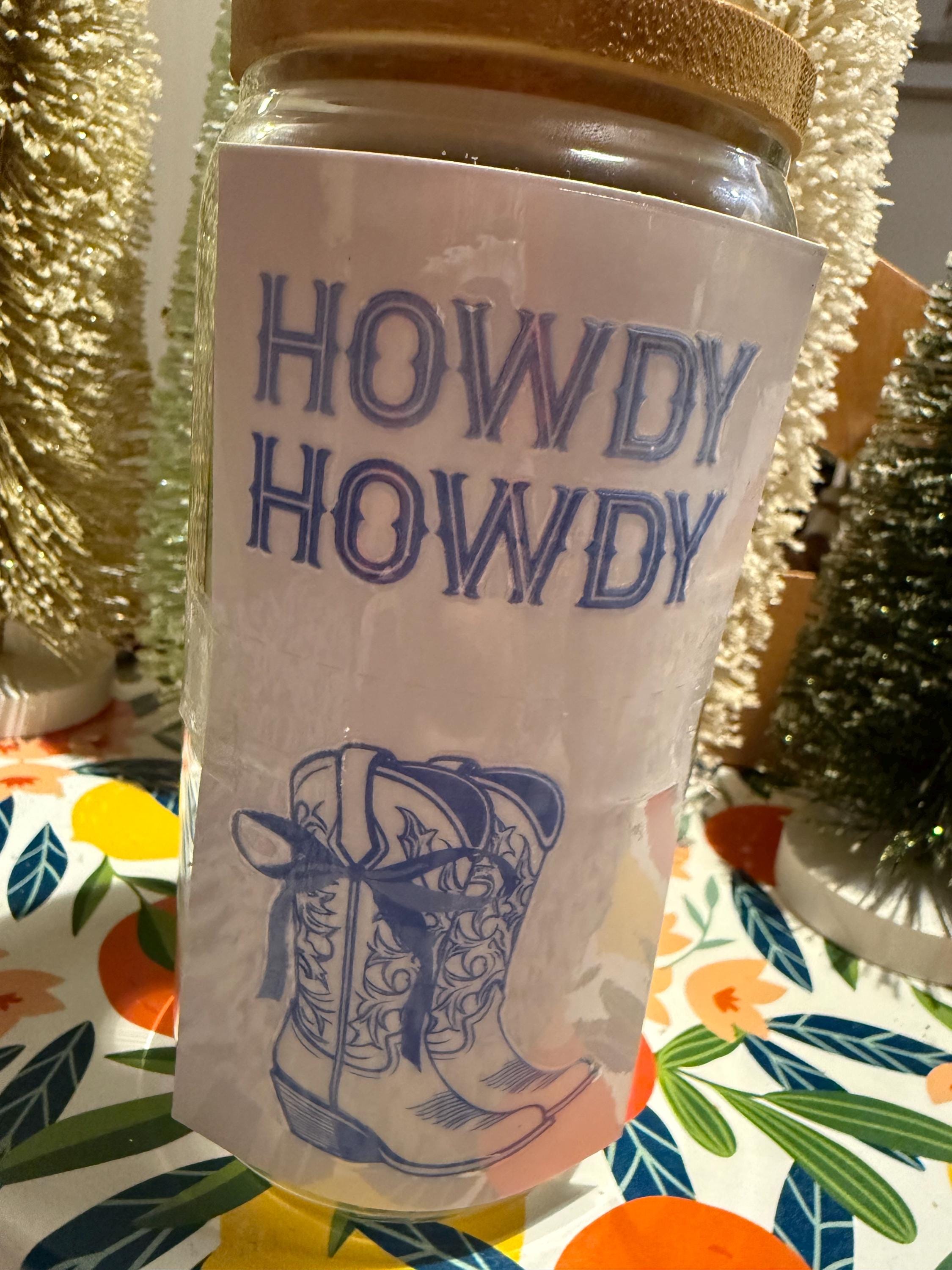 Howdy Cowgirl Boot 16oz. Tumbler