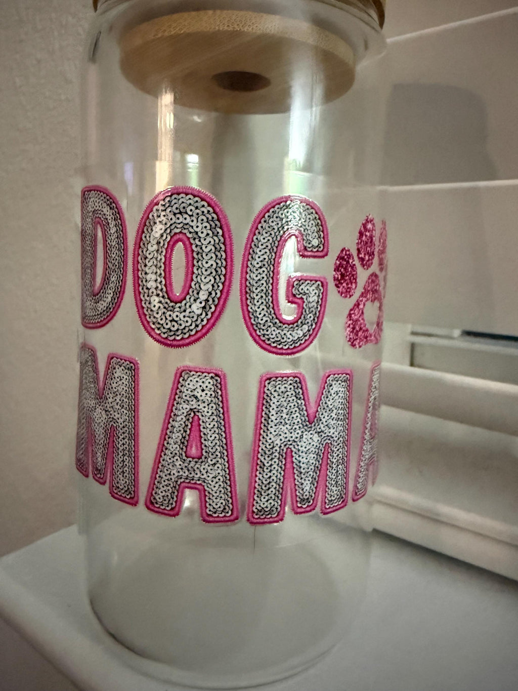 Pink Dog Mama Tumbler