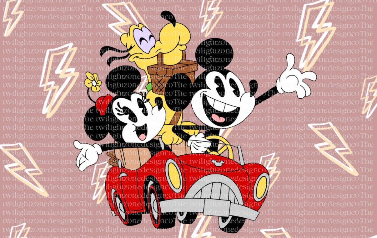 Magical Road Trip Vintage Cartoon Graphic T-Shirt | Retro Adventure Theme Park Inspired Tee