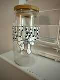 Black and White Cat Mom Tumbler