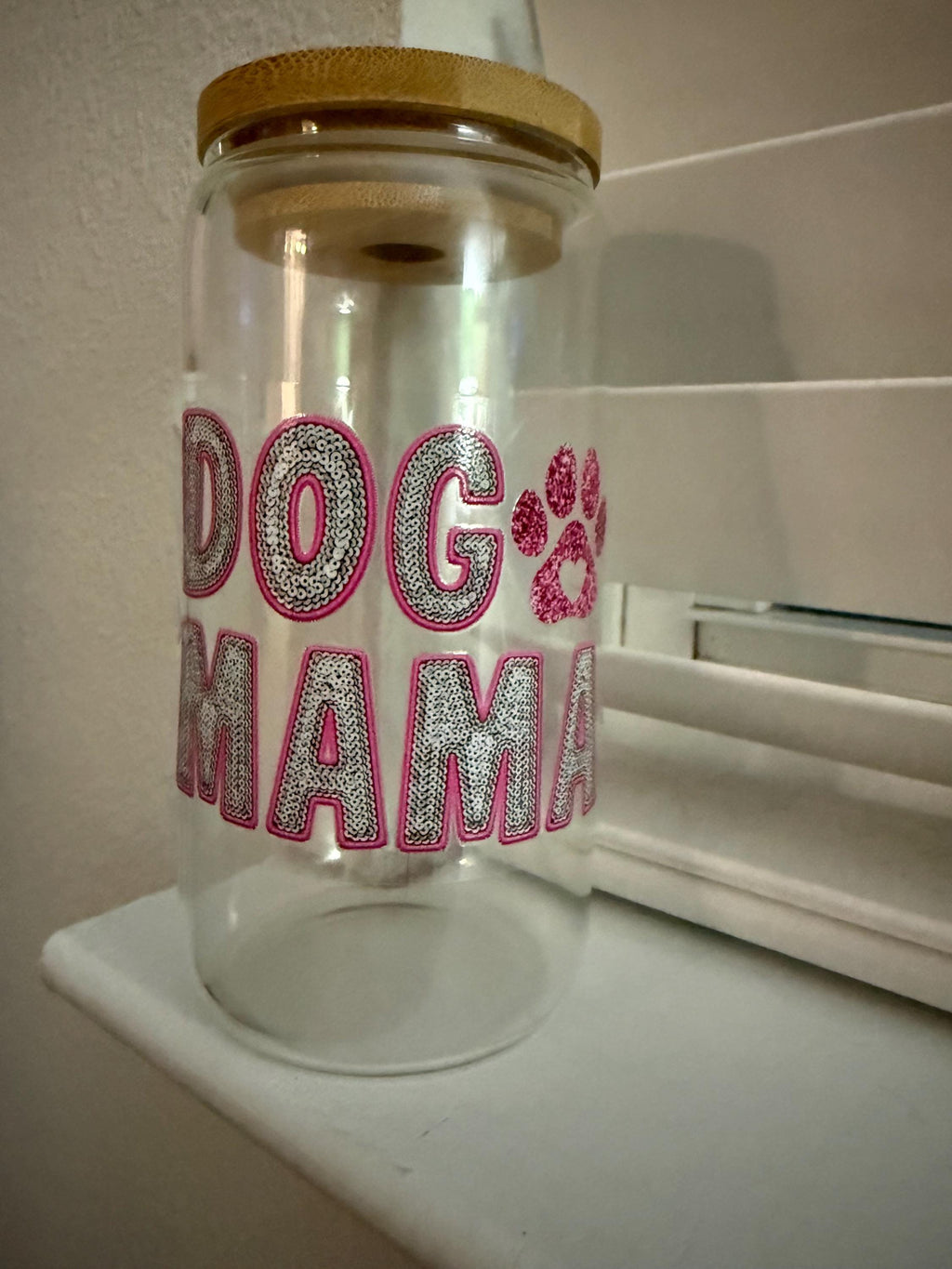 Pink Dog Mama Tumbler