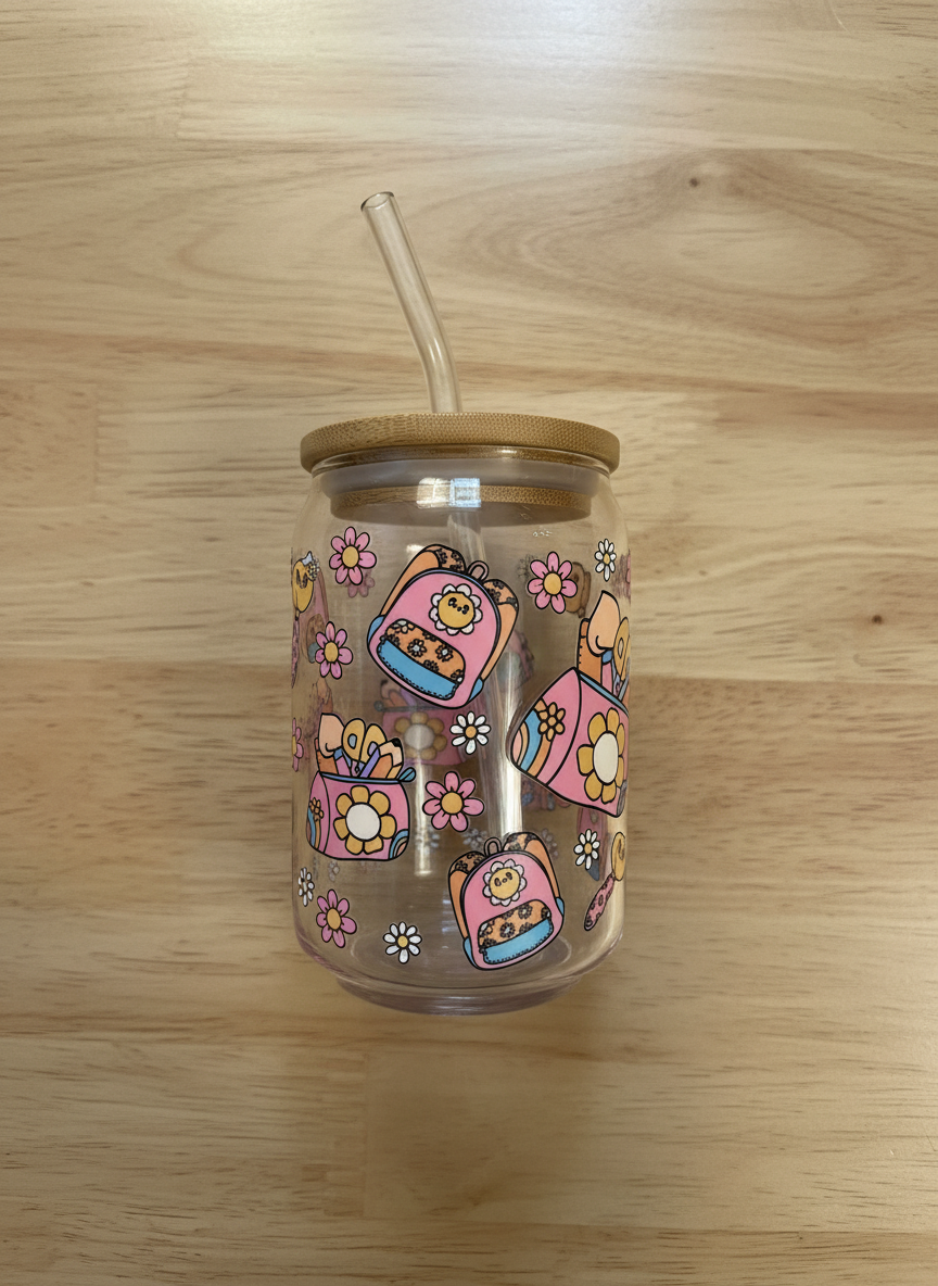 Pink Teacher Tumbler