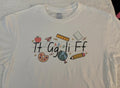 Funny Teacher T-Shirt | Elementary School Icons Graphic Tee