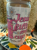 Pink Lights “Jesus Fills my Cup” Tumbler