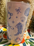 Blue Bows and Boots 16oz. Tumbler
