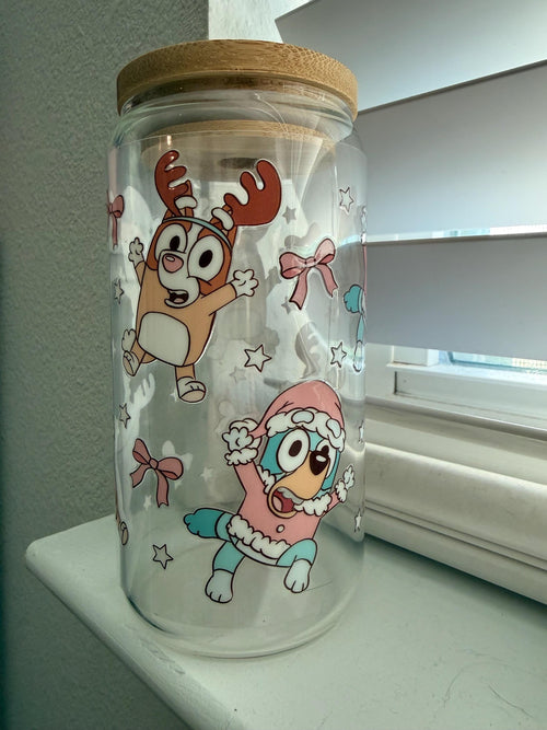 Bluey Christmas Tumbler