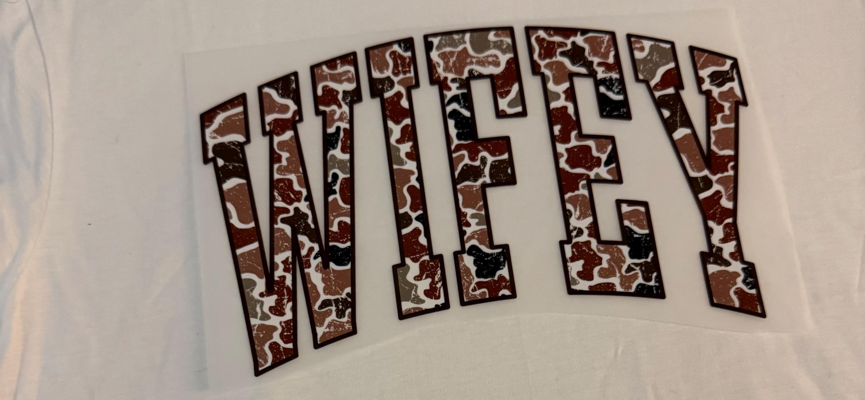 Wifey Cow Print T-Shirt | Western Bride Gift