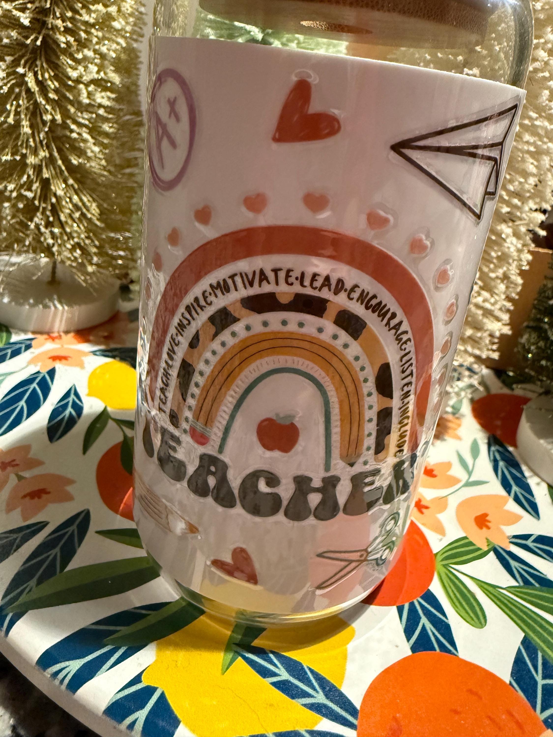 Teacher Rainbow Tumbler