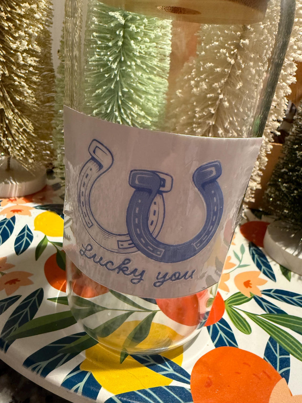 Lucky You Horseshoe Tumbler
