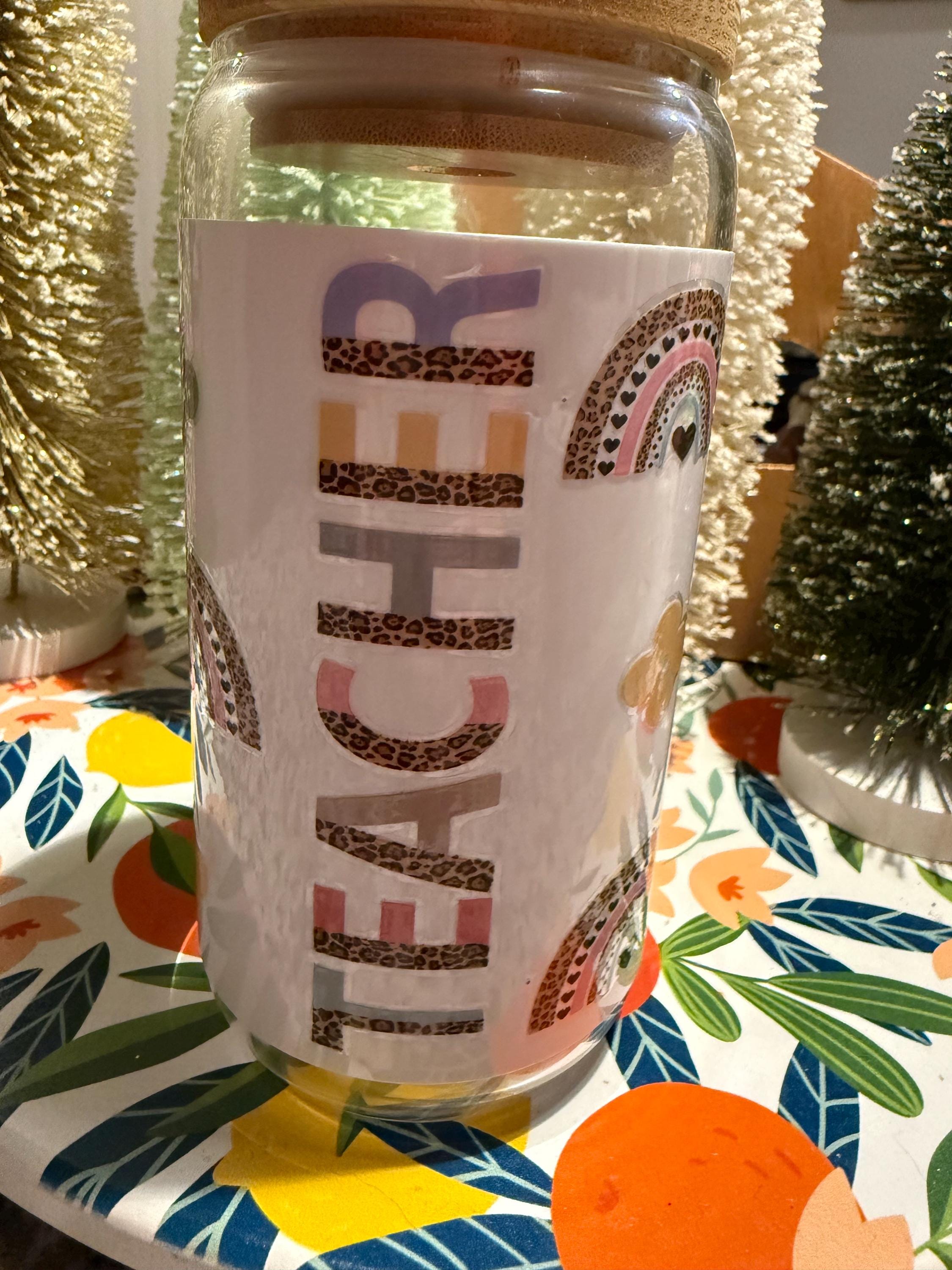 BOHO Teacher Rainbow Tumbler