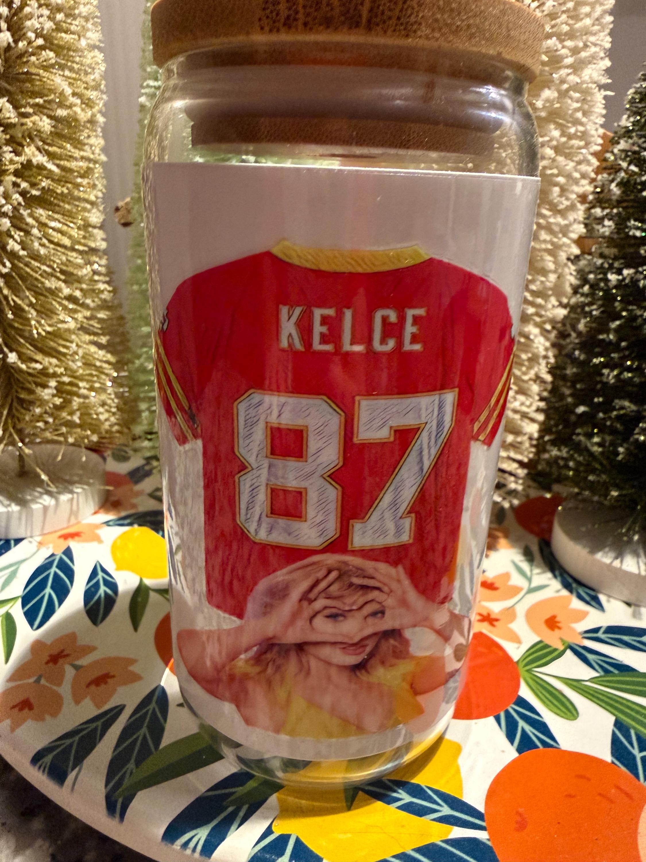 Taylor Swift and Travis Kelce Tumbler