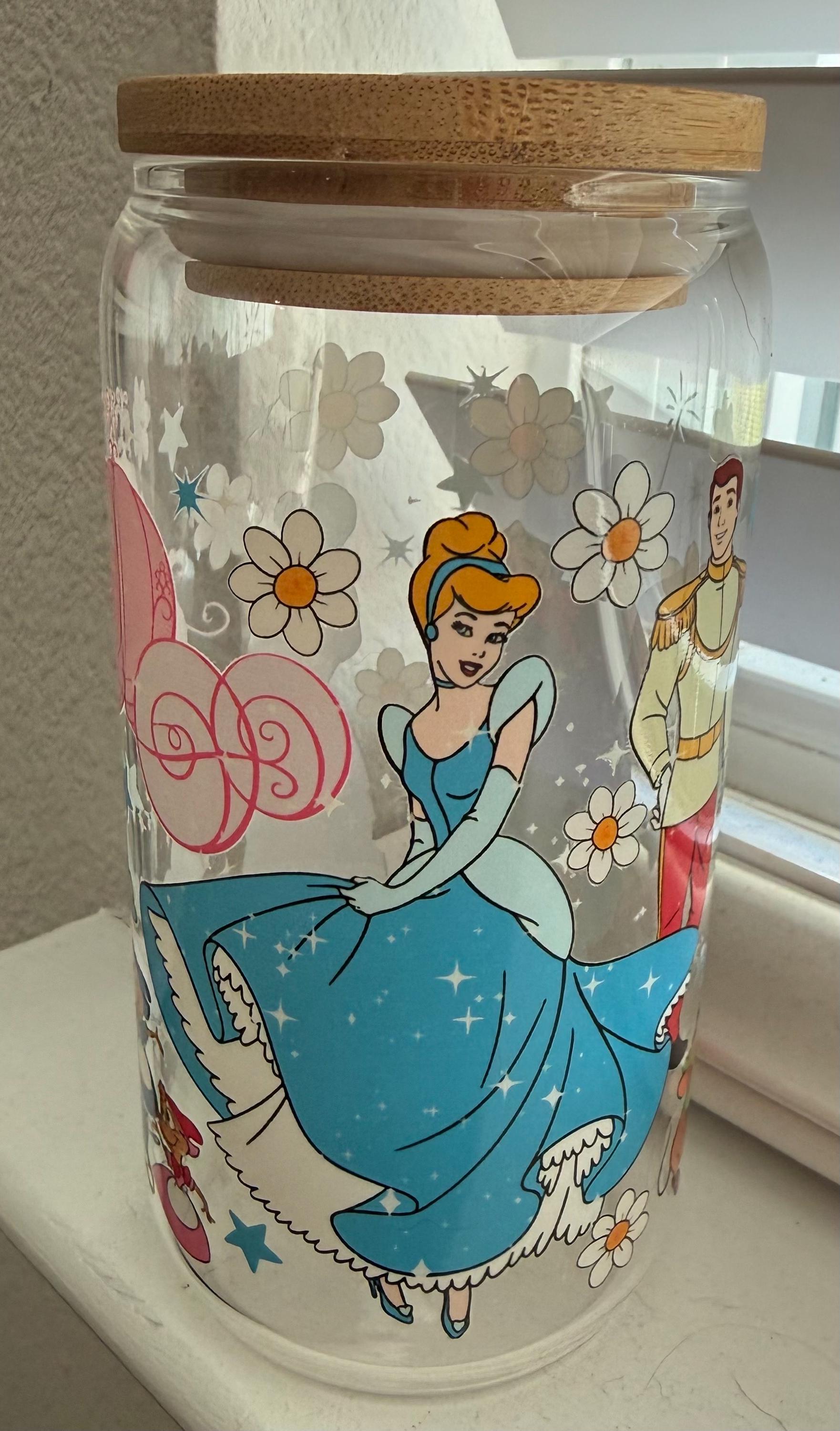Cinderella Princess Cup with straw