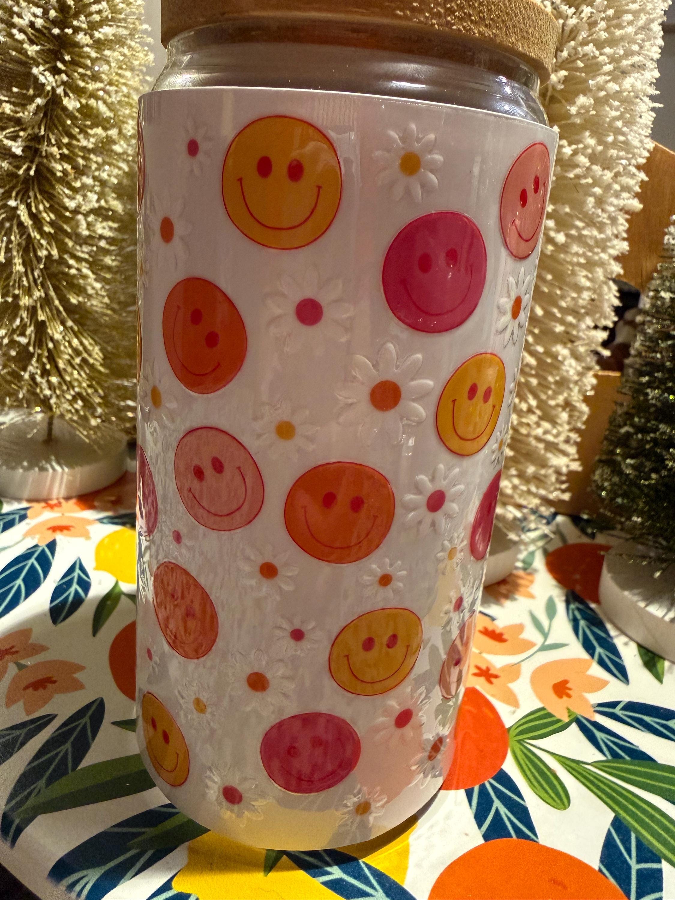 Smileys and Daisies 16oz. Tumbler