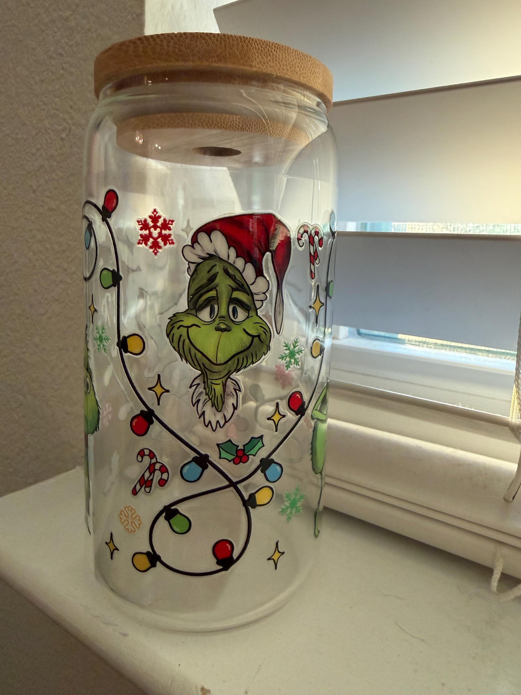 Grinch in Lights Tumbler